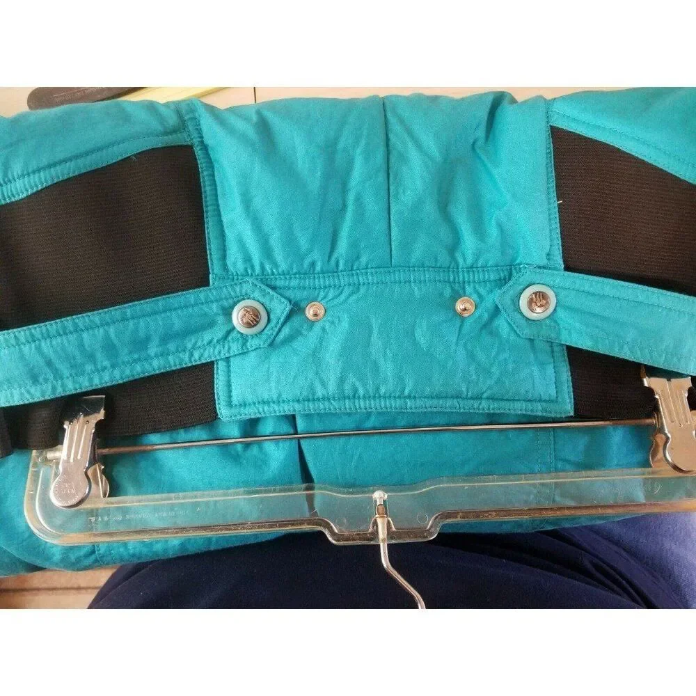 Turquoise Snow Pants Made in Italy Size 48